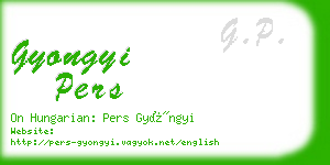 gyongyi pers business card